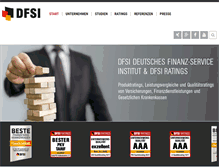 Tablet Screenshot of dfsi-institut.de